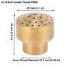 Female Thread Fountain Sprinkler Brass Garden Pond Sprinkler  Museum Fountain Project