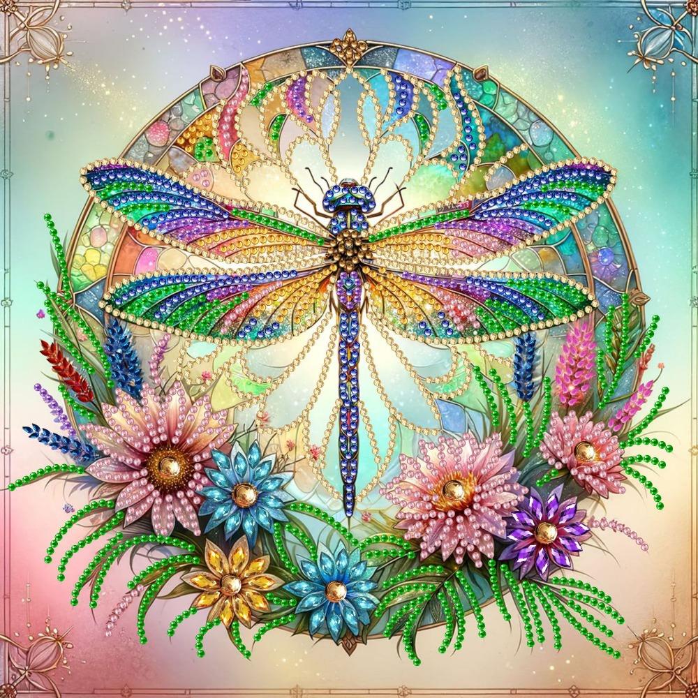Diamond Painting, Diamantaufkleber, DIY Handgefertigtes Materialpaket, Rahmenloses Dekoratives Gemälde, Handgefertigte Aufkleber, Diamantmalerei mit Sonderformen