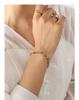 European & American Luxurious Zircon Rhinestone Bracelet - Colorful, Versatile, and Personalized.