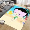 Powerpuff Girls Blossom Bubbles Buttercup Square Area Rug, Non-Slip Floor Mat for Bedroom, Perfect Gift for Fans.chl