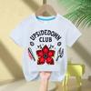 Stranger Things Demogorgon Print T-shirt for Boys and Girls, Classic Short Sleeve T-shirt with Inverted Design from 1983, Gift