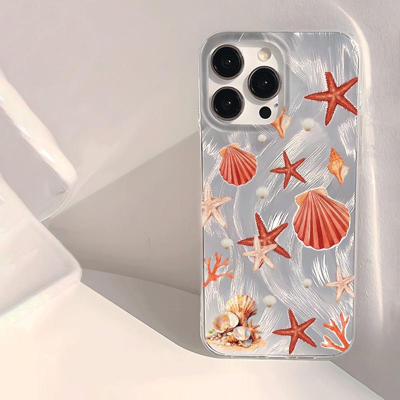 Marine Life Patterns Phone Case For Samsung Galaxy S26 S25 S24 S23 S22 S21 Ultra Plus A57 A56 A55 A54 A34 A36 A15 5G Laser Cover