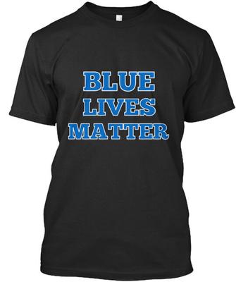 Blue Lives Matter Tshirt Size S To 5xl