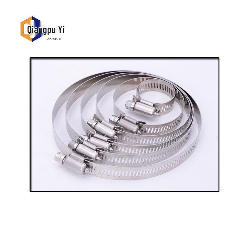 304 Stainless Steel Hose and Pipe Clamp Clip Diameter 8-12mm, Width 8mm