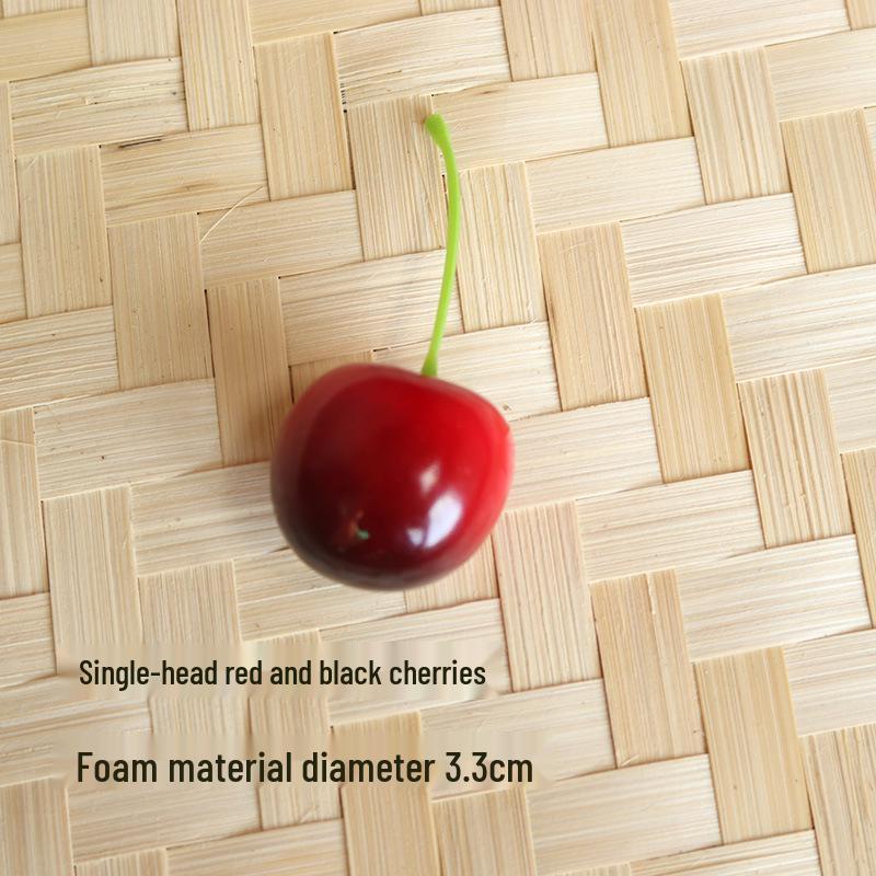Artificial Fruit Props: Cherries, Lemon, Orange, Banana, Apple