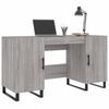 Schreibtisch Grau Sonoma 140x50x75 cm Spanplatte