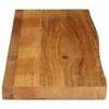 VidaXL Tabletop with Live Edge 110x40x2.5cm Solid Mango Wood 370541