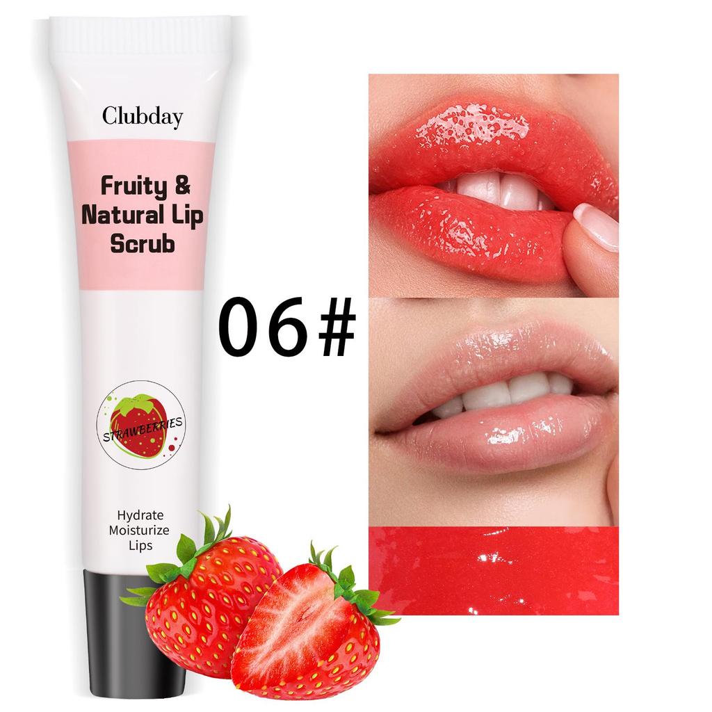 Clubday New Fruity Lip Scrub Exfoliates Dead Skin, Lightens Lip Lines, Lip Care C701-003