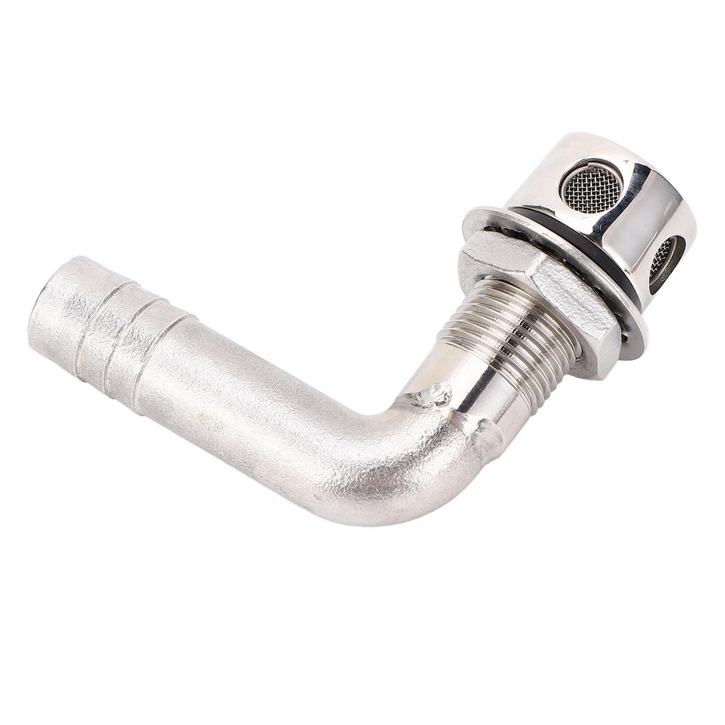 Boat Fuel Gas Tank Vent Professional 316 Stainless Steel 16mm Elbow Design Marine Boat Fuel Tank Vent for Ships Yachts