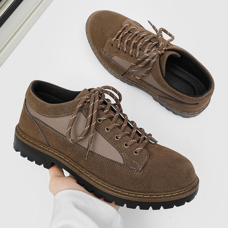 Americké retro boty niche high-end derby platforma nízké kožené boty ležérní Z