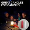 10Pcs Emergency Lighting Small Candles Household Cylindrical Candles Bar Western Restaurant Atmosphere Decoration