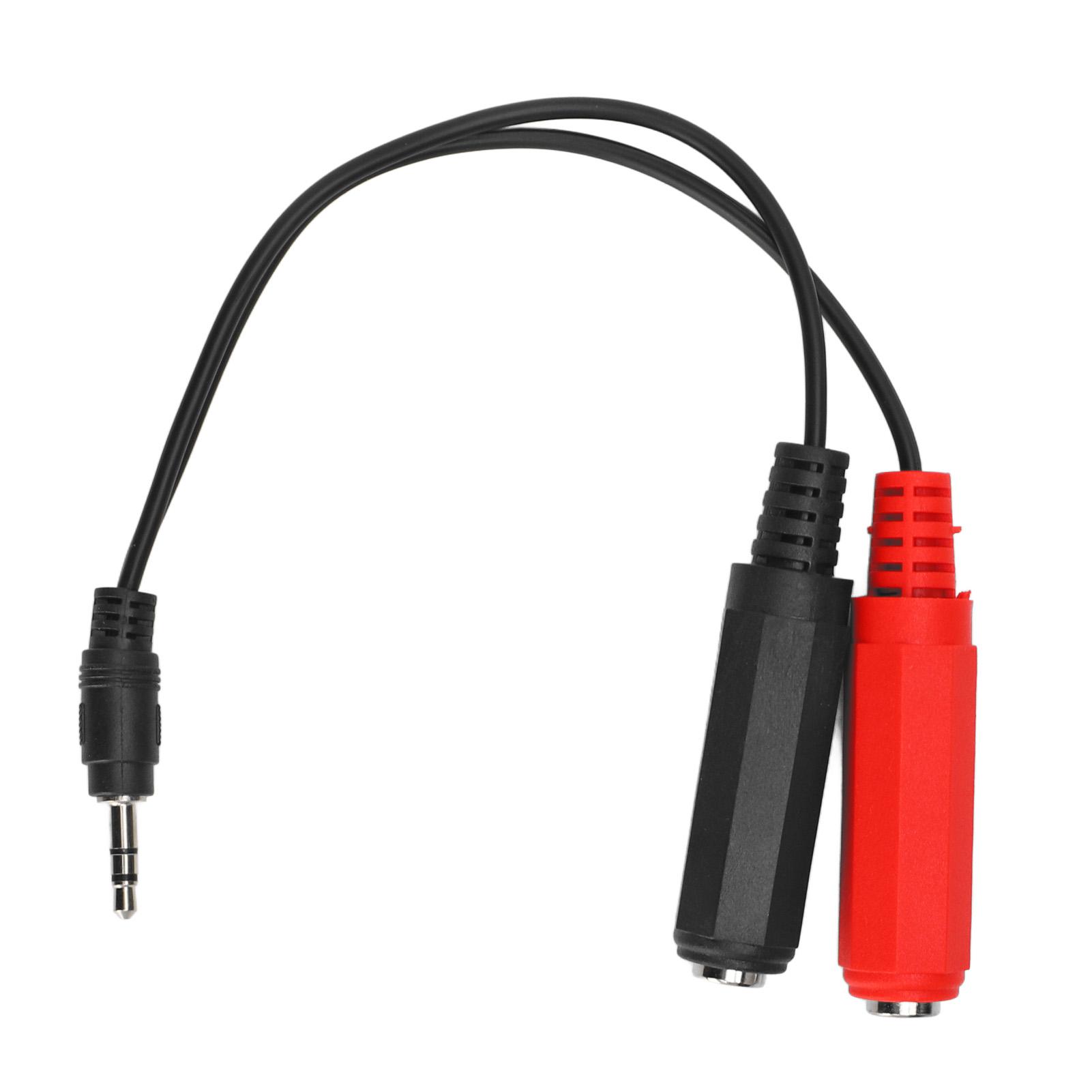 

3.5mm Male to 6.35mm Female Sound Cable Stable Sound Cable Converter for Speakers DVD Player