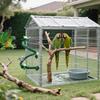 Parrot Rope Perch Cotton Flexible Standing Green Chewing Toy Climbing Swing Bird Rope Toy For Cockatoos Lovebirds Conures