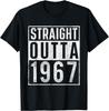 Retro 1967 Pure Polyester Printed Men's and Women's Fashionable Loose Casual T-shirt 2026 New Personalized Round Neck T-shirt