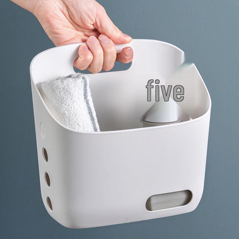 Wall-Mounted Multi-Layer Hanging Basket for Bathroom and Kitchen Storage