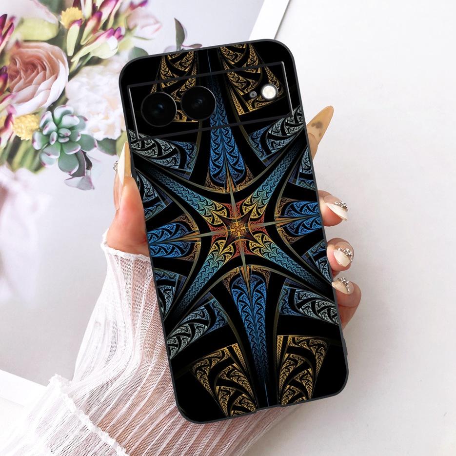 For Google Pixel 7A Case Pixel7 Pro Luxury Flower Butterfly Painted Cover Soft Silicone Case For Google Pixel 7 Pro Pixel7A Bags