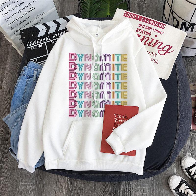 Korea Harajuku Hoody Hoodies Dynamite Bedruckte Sweatshirts Mit Kapuze K Pop Winter Damen Hoodies Sweatshirts Anime Hoodies Oberteile