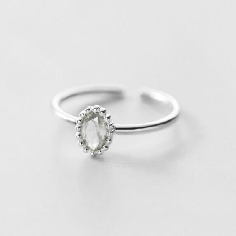 Xiaomi BF CLUB 925 Sterling Silver Ring For Women Jewelry Colorful CZ Open Vintage Handmade Ring Allergy For Party Birthday Gift