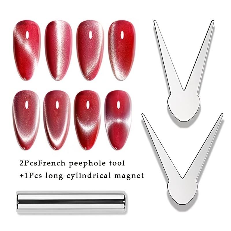 Cat's Eye Nail Enhancement Magnet Set Is Suitable for 3D Cat's Eye Gel Nail Polish Professional Nail Enhancement Decoration