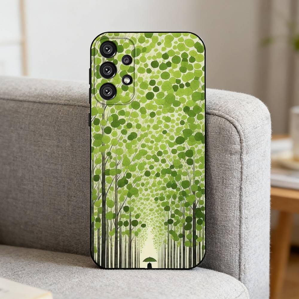 

H-Human And Natural Scenery Phone Case For Samsung S25,S24,S21,S22,S23,S30,Ultra,S20,Plus,Fe,Note,10,9,5G Black Cover Samsung S205G