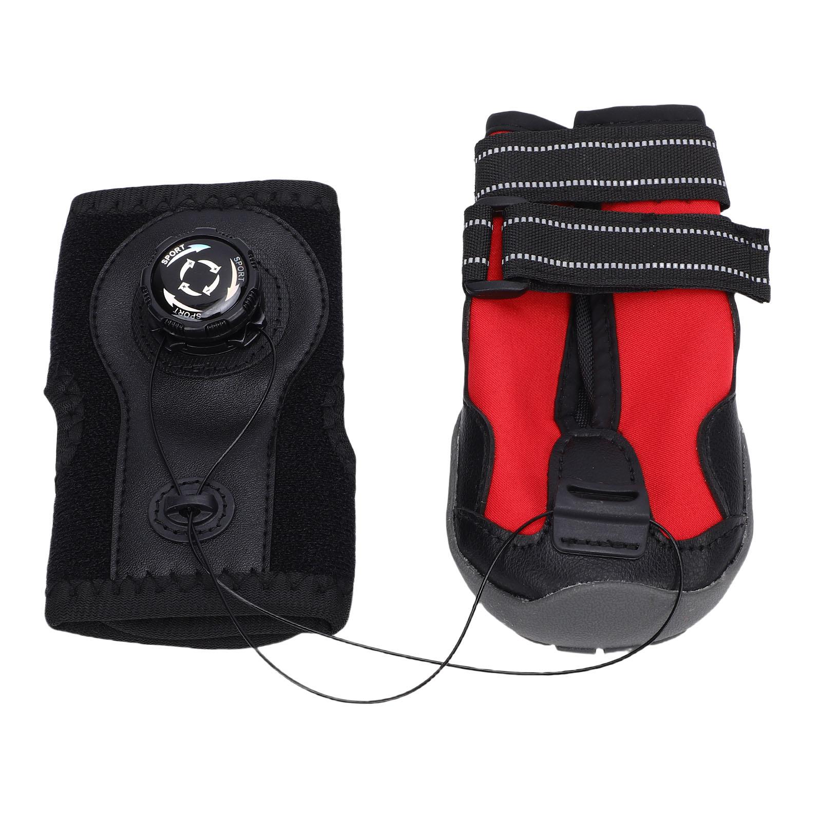 

Dog Foot Brace Breathable Integrated Abrasion Proof Non Slip Sole Bottom Dog Boot Foot Protector for Outdoor Dog Protective Shoe