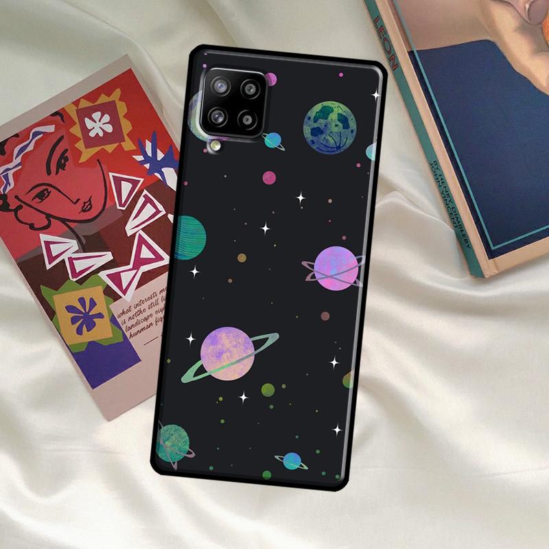Outer Space Planet Stars Moon Case For Samsung Galaxy A54 A06 A05 A16 A26 A36 A56 A53 A32 A52 A33 A13 A55 A35 A15 A14 A34