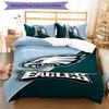 Σετ κλινοσκεπασμάτων με σχέδιο LOGO Philadelphia Eagles 3 τεμαχίων, σετ κάλυμμα παπλώματος περιλαμβάνει κάλυμμα παπλώματος & μαξιλαροθήκες, τέλειος διάκοσμος υπνοδωματίου για όλες τις εποχές & δώρο