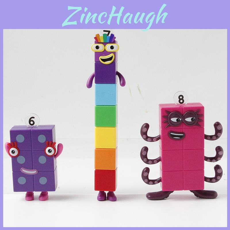 Numberblocks Toy Models With Pvc Construction For Kids And Collectible Fans