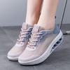 Fashion Height Increasing Rocking Casual Sports Summer Women Shoe Platform Lightweight Mesh Soft Sole Training Thick Sole Outdoor Runnin