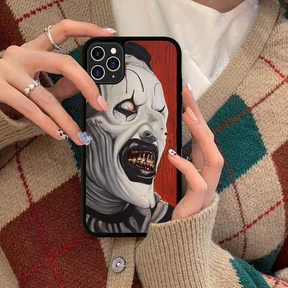 Horror Movie Terrifier Phone Case Silicone PC+TPU For For IPhone 11 12 13 14 15 16 Plus Pro Max Cover