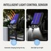 Outdoor Solar Clip Light with Motion Sensor Induction Adjustable Angle Power Mode Display