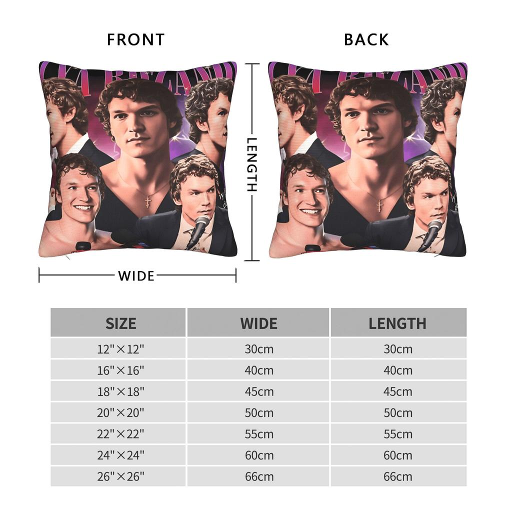 Pillow Case S-Shane H-Hollander I-Ilya R-Rozanov Print  Pillow Cover For Living Room Sofa Funny Pillowcases