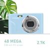 Andoer Portable Digital Camera 48MP 1080P 2.4-inch IPS Screen 16X Zoom Auto Focus Self-Timer Face