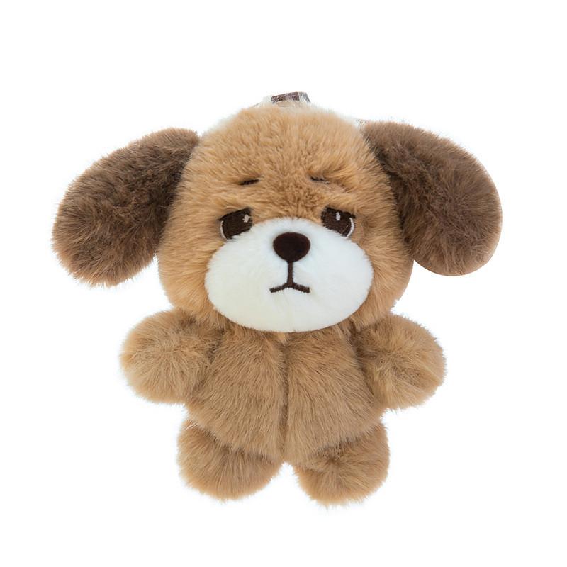 Plush Cartoon Apology Dog Keychain For Gift And Backpack Decor