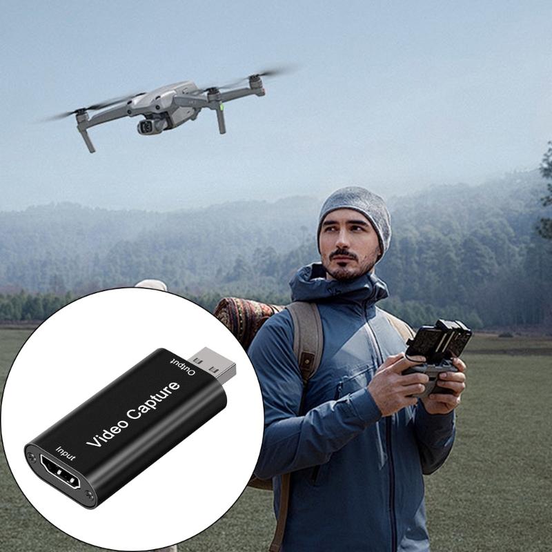 1080P 30Hz Video Capture Card USB2.0 To HDTV Video Recorder for Game Camcorder Camera Recording Live Streaming