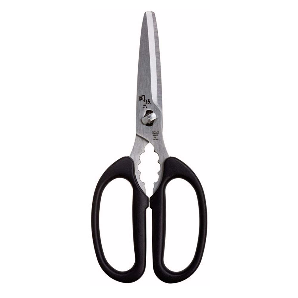 

Kai Corporation Seki Magoroku Kitchen with Kitchen Tool DH3348 Scissors, Disassembleable, Compact, Cap,