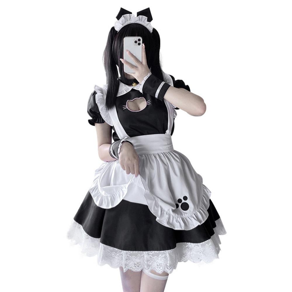 Xianyi Two-dimensional Cute Pussy Girl Maid Outfit Japanese Lolita Uniform Dress Female Cosplay303