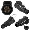 13 Pin Plastic Trailer Plug Socket Wiring Connector Adapter Towbar Towing Europe Secure Connection