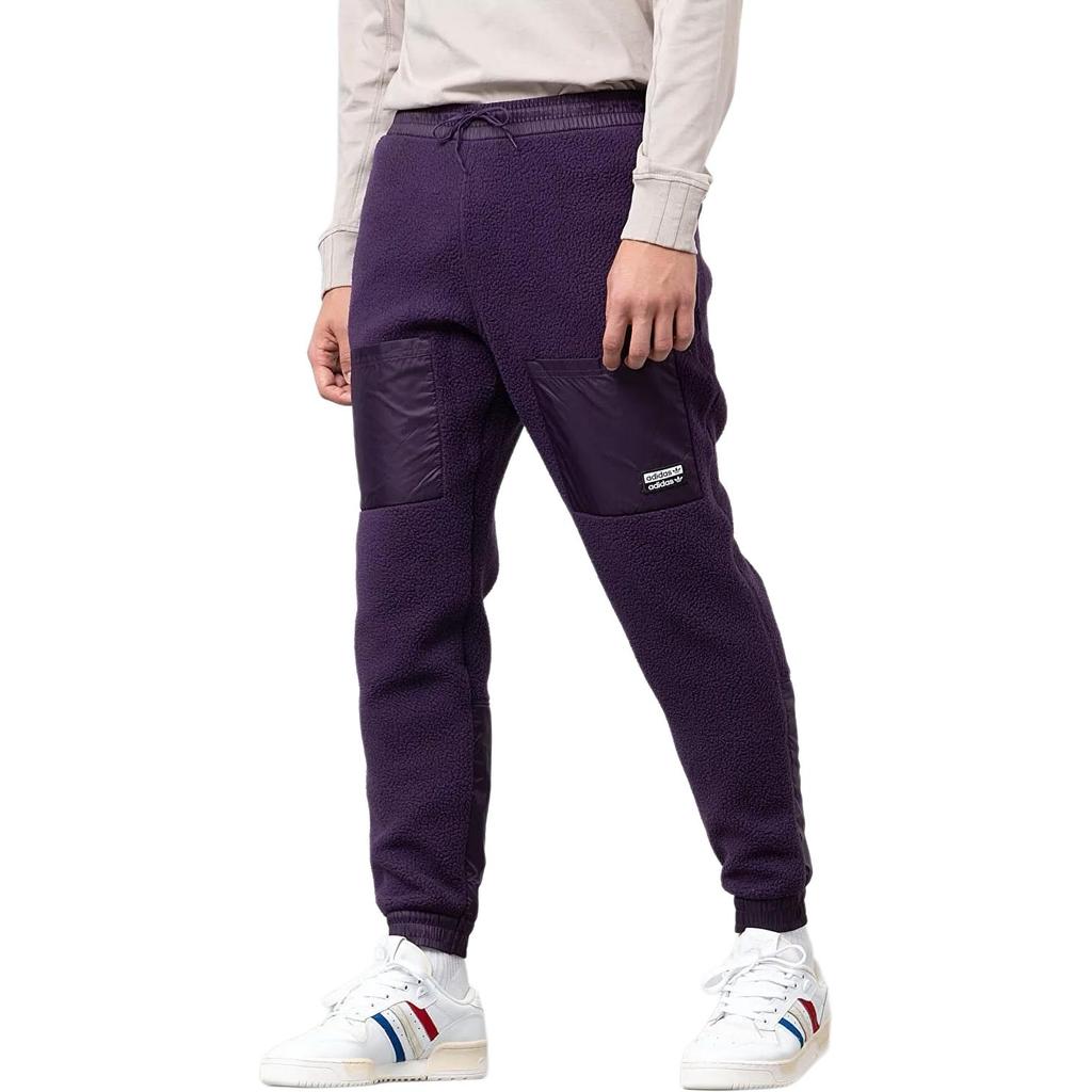 adidas Originale RYV. TF TP Fleece Trainingshose Herren Unterteile Lila ED7189