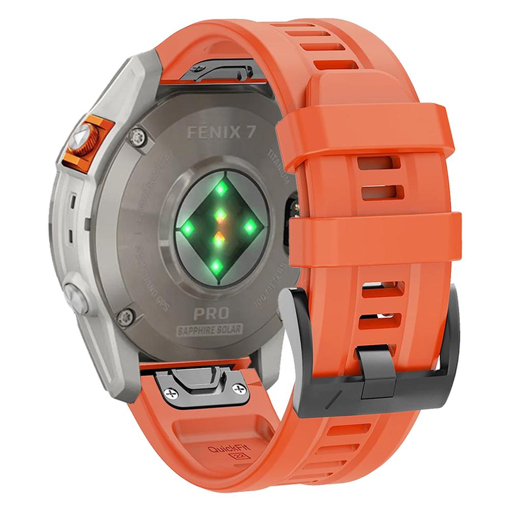 Sports Silicone Watch Band For Garmin Fenix 7 7X Pro 6 6X 5 5X Plus/Epix 2 47mm 51mm/TACTIX/965 QuickFit 26mm 22mm Wrist Strap