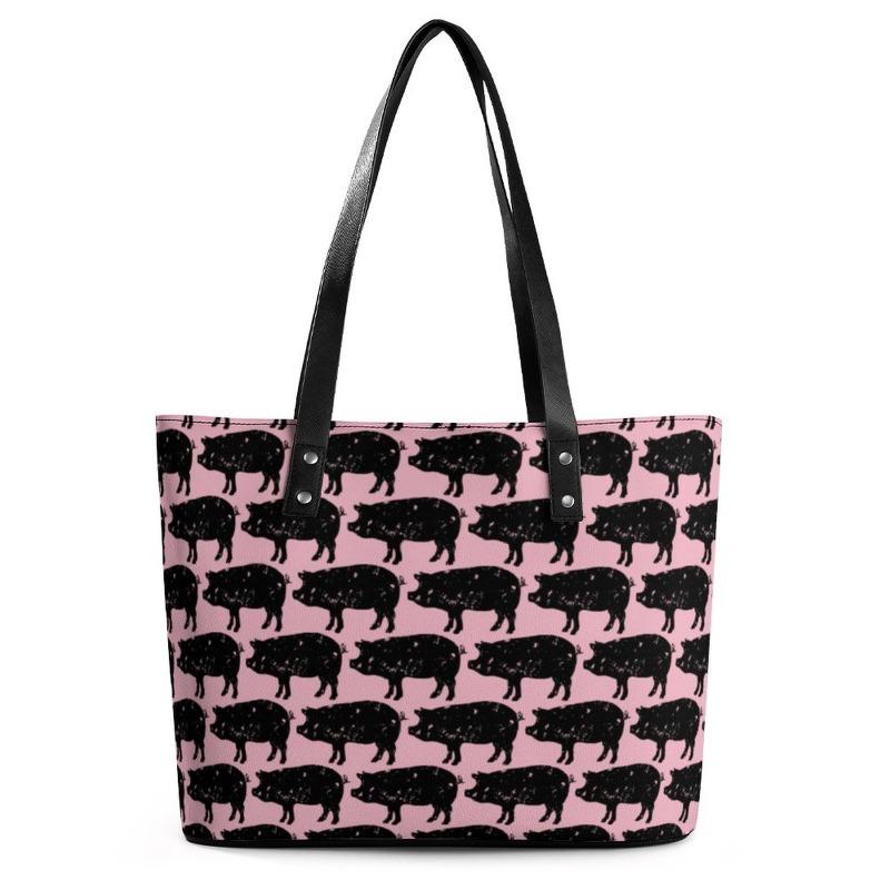 Tote Handbag Shoulder Handbag Large Capacity Trendy Niche Digital Color Printing Tote Bag