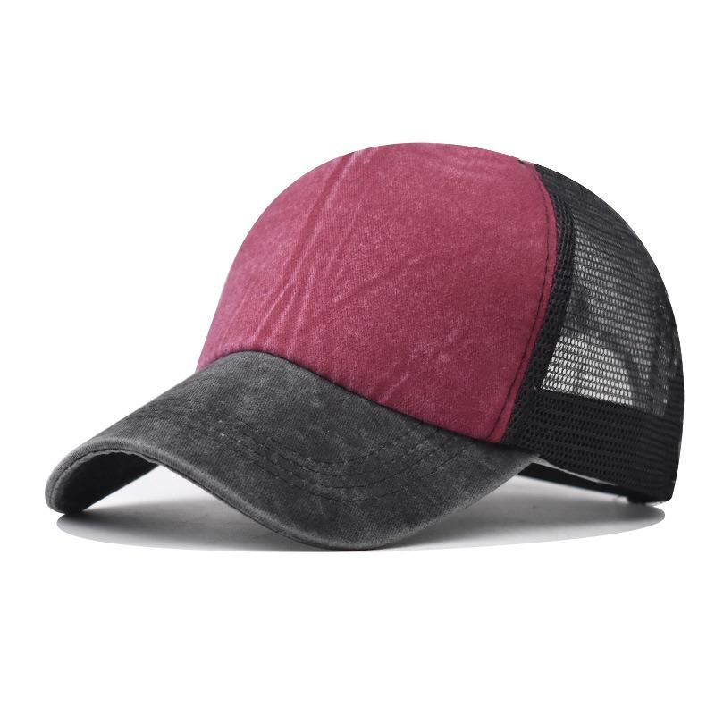 Casquette de Baseball unisexe en coton délavé, couleur riche, pour hommes et femmes, chapeaux de camionneur décontractés, nouvelle collection