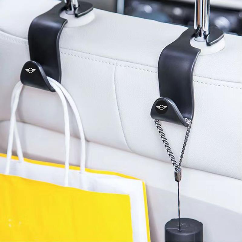 Auto Seat Headrest Hook Storage Hanger Car Interior Accessories For BMW Mini Cooper F54 F55 F56 R56 R60 SONE Roadster Clubman Coupe