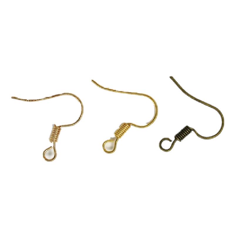 High-Quality DIY Iron Ear Hooks Without Beads - In Stock