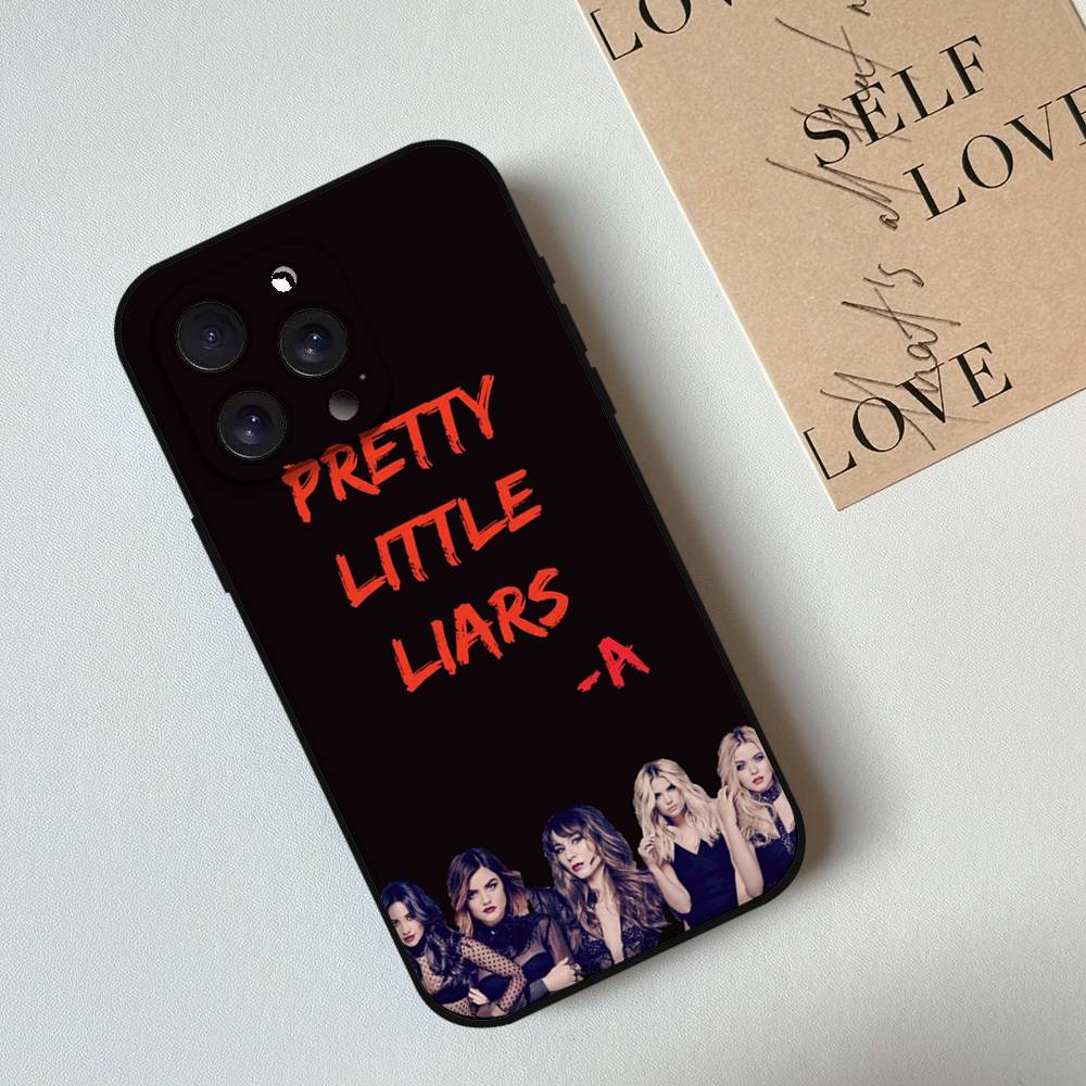 Pretty Little Liars Phone Case Phone Case For IPhone 17,16,15,14,13,12,11,Pro,Plus,Mini Soft Black Cover