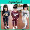 High Quality Cotton Toddler Kids Baby Girls Casual Fashion T-shirt And Pants