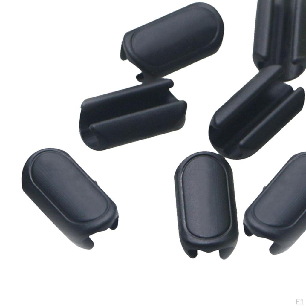 10x Folding Bike Cable Clips Fixed Bicycle Rotating Clips,
