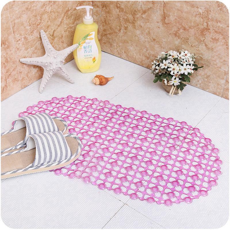 PVC Anti-Rutsch Saugnapf Duschmatte Weiche Massagematte Anti-Rutsch Bad Duschmatte Badezimmer Haushaltswaren Mehrfarbig