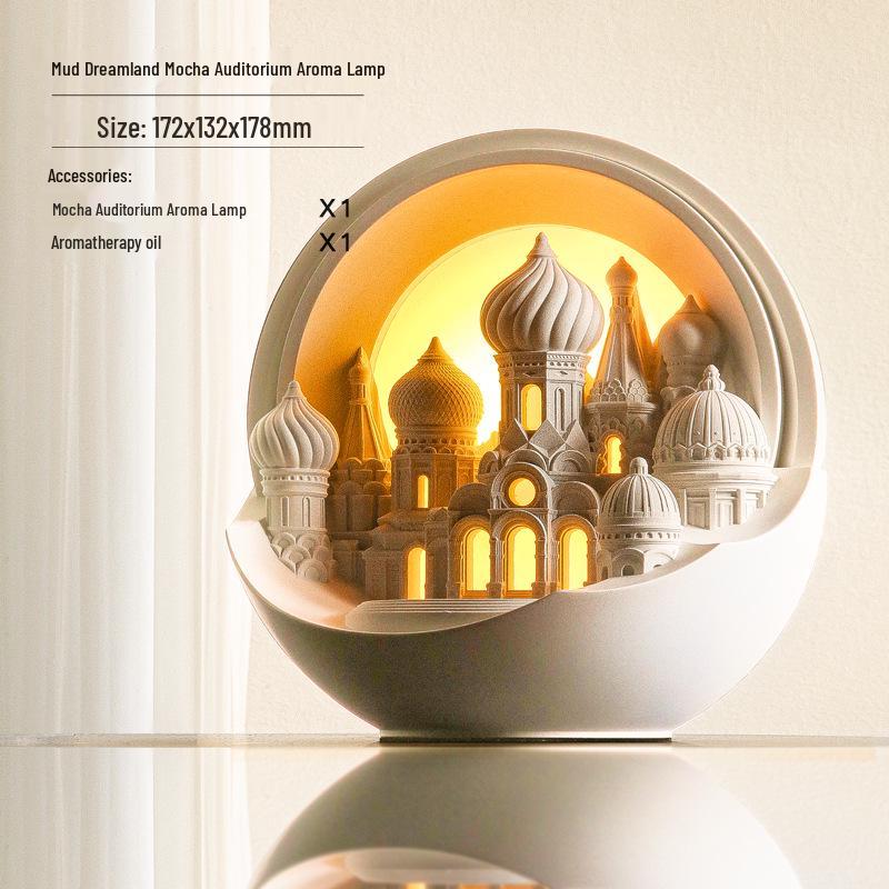 

Mocha Auditorium Scented Candle Lamp - Wedding, Engagement, Bedroom, or Birthday Gift: Atmosphere Night Light Default