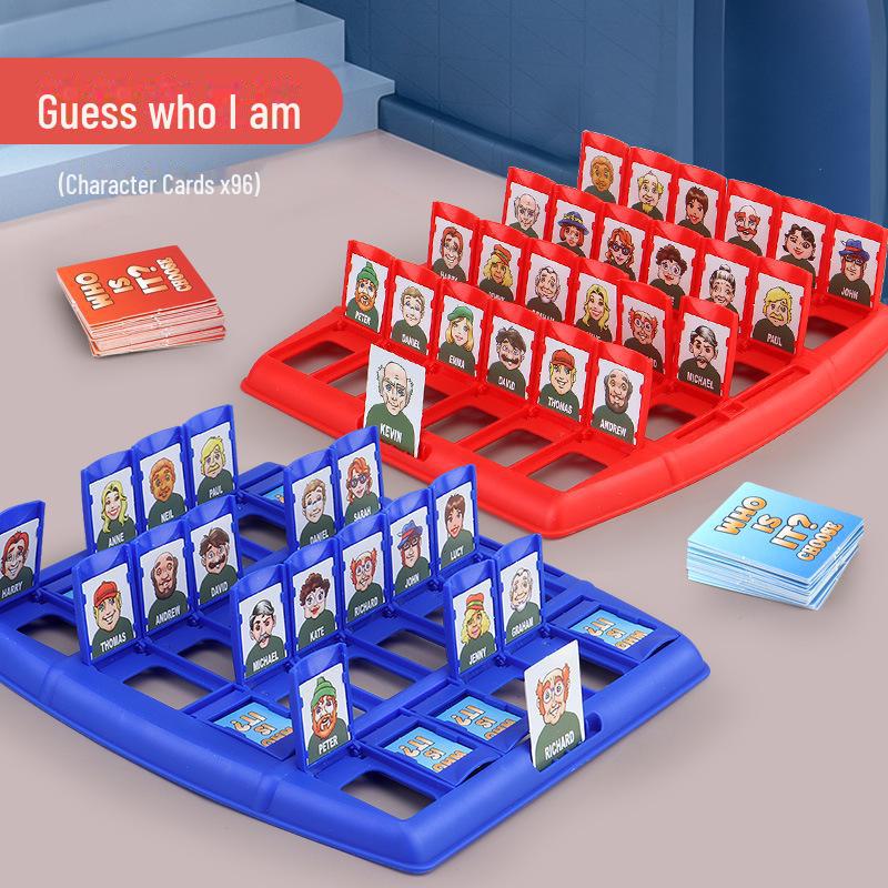 

Угадай, кто я: Развивающая настольная игра для детей - интерактивная, логическое мышление, карточная битва для двух игроков Large